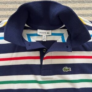 Lacoste Boys’ Striped Piqué Polo - size 6